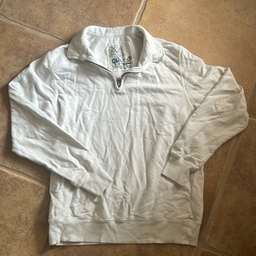 Old Navy White Polo Jacket